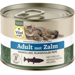 Vitalstyle Care - Kattenvoer - Zalm 200 g
