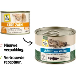 Vitalstyle Care - Kattenvoer - Zalm 200 g