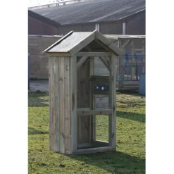 Voldux Volière Es1 Deurtje Rechts - Vogelverblijven - 100x70x185 cm Naturel