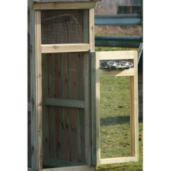 Voldux Volière Es1 Deurtje Rechts - Vogelverblijven - 100x70x185 cm Naturel