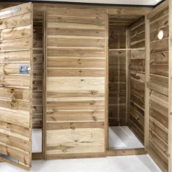 Voldux Volière R10 Rechts - Vogelverblijven - 391x200x190 cm Bruin