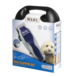 Wahl Tondeuse Set U-Clip - Hondenvachtverzorging - Rood Blauw 9 Watt
