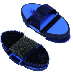 Waldhausen Borstel Zacht Flexibel - Paardenverzorging - 18x2.5 cm Blauw Zacht Flexibel