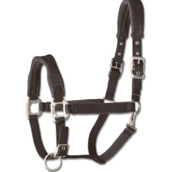 Waldhausen Halster Soft Fleece Gevoerd Zwart - Paardenhalster