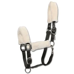 Waldhausen Halter Fluffy Zwart - Paardenhalster