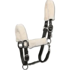 Waldhausen Halter Fluffy Zwart - Paardenhalster