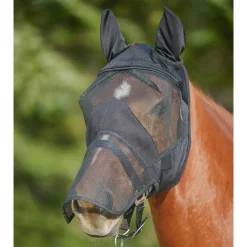 Waldhausen Luxe Vliegenmasker Met Oren En Neus Zwart - Anti insect
