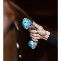 Waldhausen Massagetool Voor Paard - Borstel & Kam - Grijs Blauw per stuk