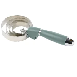 Waldhausen Metalen Rosborstel Met Gelgrip 24 cm - Paardenverzorging