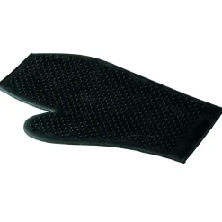 Waldhausen Rubber Poetshandschoen - Paardenverzorging - 24x18 cm Zwart Rubber