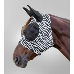 Waldhausen Vliegenmasker Puck Zebra - Anti insect - Zwart Wit Full