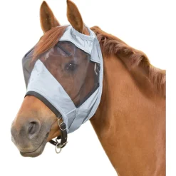 Waldhausen Vliegenmasker Zonder Oren Zilvergrijs - Anti insect
