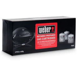 Weber Gasbusjes Driepak - Barbecue - 3x450 g
