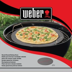 Weber Pizzasteen Geglazuurd - Barbecue - Ø36 cm