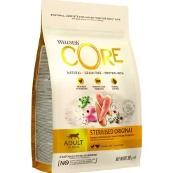 Wellness Core Grain Free Cat Sterilised Kip&Kalkoen - Kattenvoer
