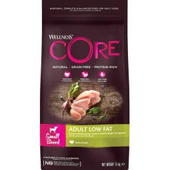 Wellness Core Grain Free Dog Healthy Weight Small Breed - Hondenvoer - Kalkoen 1.5 kg