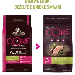 Wellness Core Grain Free Dog Healthy Weight Small Breed - Hondenvoer - Kalkoen 1.5 kg