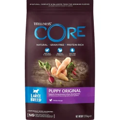 Wellness Core Grain Free Large Breed Puppy Kip - Hondenvoer