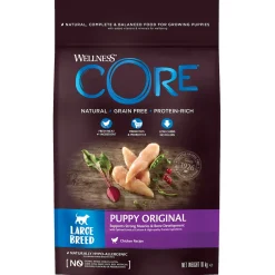Wellness Core Grain Free Large Breed Puppy Kip - Hondenvoer