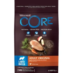 Wellness Core Grain Free Dog Large Breed Adult Kip - Hondenvoer