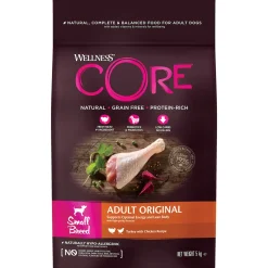 Wellness Core Grain Free Dog Small Breed Adult Original - Hondenvoer - Kalkoen Kip 5 kg