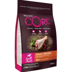Wellness Core Grain Free Dog Small Breed Adult Original - Hondenvoer - Kalkoen Kip 5 kg