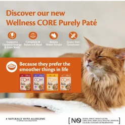 Wellness Core Purely Pate - Kattenvoer - Eend Kip 85 g