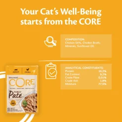 Wellness Core Purely Pate - Kattenvoer - Kip 85 g