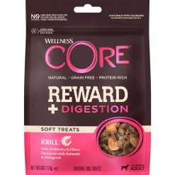 Wellness Core Reward+ Treats Krill Digestion - Hondensnacks - Krill 170 g Voor Volwassen Honden Van Alle Rassen