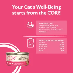 Wellness Core Signature Selects Flaked 79 g - Kattenvoer