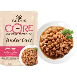 Wellness Core Tender Cuts Tuna Selection - Kattenvoer - Tonijn 6x85 g