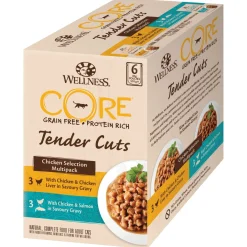 Wellness Core Tender Cuts Chicken Selection - Kattenvoer - Kip 6x85 g