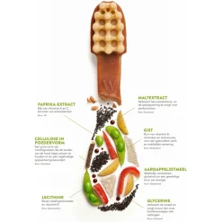 Whimzees Krokodil Stazak - Hondensnacks - Denta 7.6 cm 12 stuks Medium