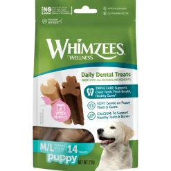 Whimzees Puppy Value Bag - Hondensnacks - 14 stuks Puppy M/L