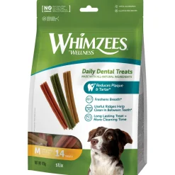 Whimzees Stix Stazak - Hondensnacks - Denta 14 stuks Medium