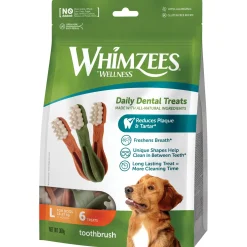 Whimzees Tandenborstel Stazak - Hondensnacks - Denta 14.5 cm 6 stuks Large