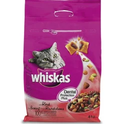Whiskas Brokjes Adult - Kattenvoer - Rund Wortel 4 kg