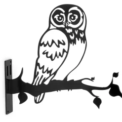 Wildbird Metal Bird Bosuil - Tuindecoratie - Zwart