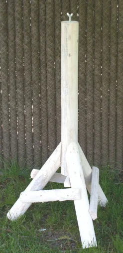 Wildbird Paal Voederhuis White Wash - Voederhuis - per stuk