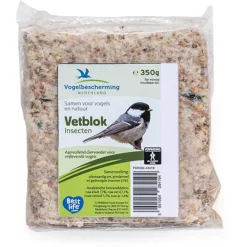 Wildbird Vbn Vetblok Met Insecten - Tuinvogelvoer - 11.5x10x3 cm 350 g