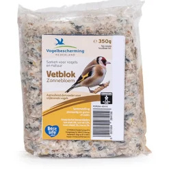 Wildbird Vbn Vetblok Met Zonnebloempitten - Tuinvogelvoer - 11.5x10x3 cm 350 g