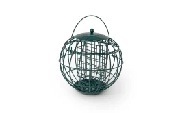 Wildbird Vetblokhouder London - Voersilo - Ø22x21 cm Groen