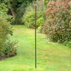 Wildbird Voedersilo - Paal - Vogel - Voerbak- Drinkbak - 170 cm Zwart 3 Delen Van 69 Cm