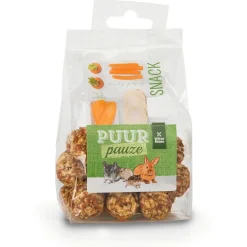 Witte Molen Puur Pauze Groentenbal Wortel & Pastinaak - Knaagdiersnack - 100 g