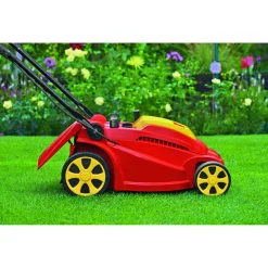 Wolf-Garten Elektromaaier A340e - Grasmaaier - 34 cm 30 l Rood Geel 1400 Watt