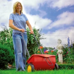 Wolf-Garten Strooiwagen We330 - Strooiwagen - 41 cm 15 l Rood Geel