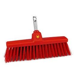Wolf-Garten Terrasbezem Tb 350 M - Reiningingsgereedschap - 35 cm Geel Rood