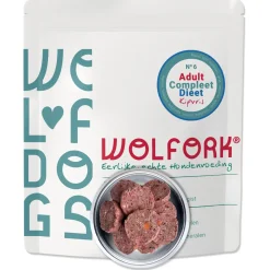 Wolfork №6 Adult Dieet Compleet Kipvrij - Diepvriesvoer - Rund Lam Kalkoen 850 g Kipvrij