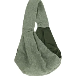 Wooff Carrier Teddy - Hondendraagtas - 22x20x60 cm Olijfgroen