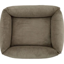 Wooff Cocoon Rib Taupe - Hondenmand